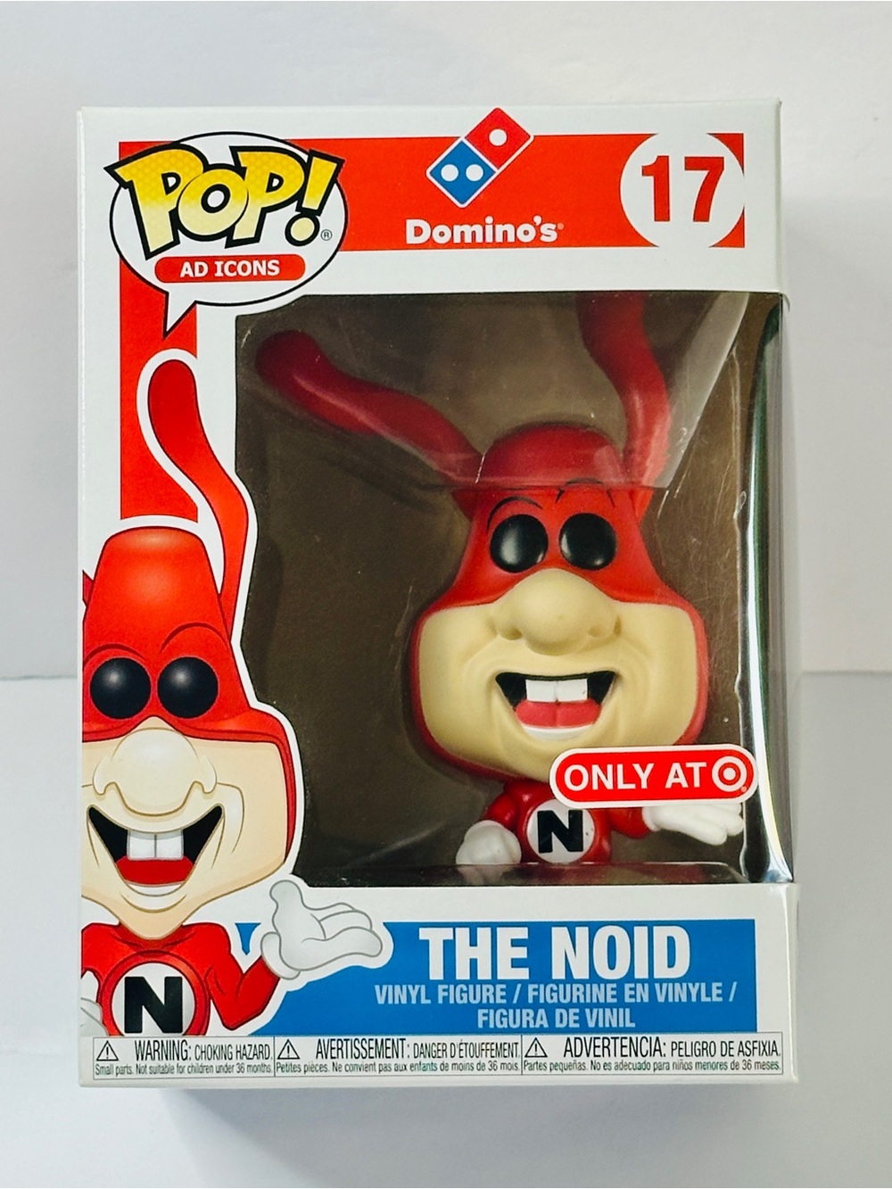 Funko Pop! Ad Icons The Noid from Domino's #17 
Target Exclusive New Pop Protect
